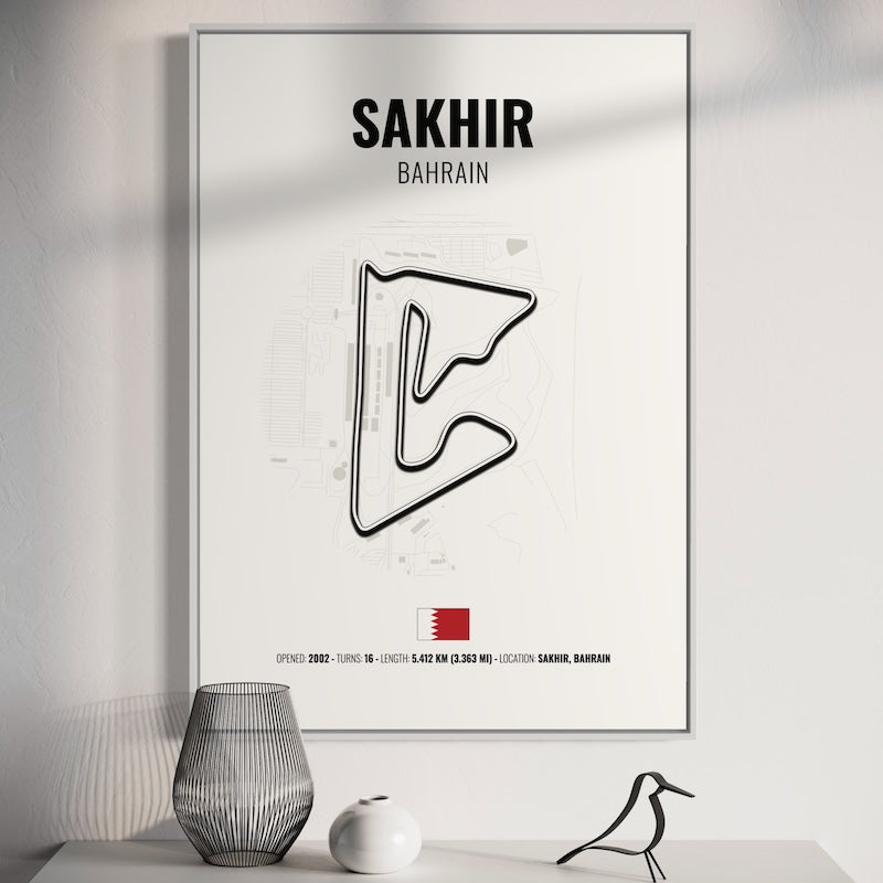 Sakhir F1 Grand Prix Poster | Sakhir F1 Grand Prix Print | Sakhir F1 Grand Prix Wall Art