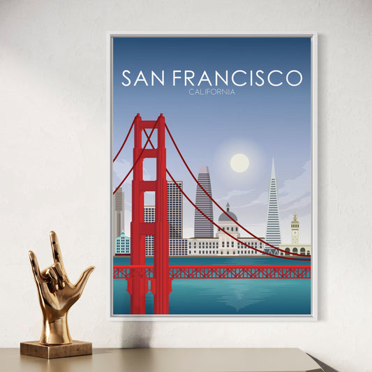 San Francisco Poster | San Francisco Wall Art | San Francisco Daytime Print
