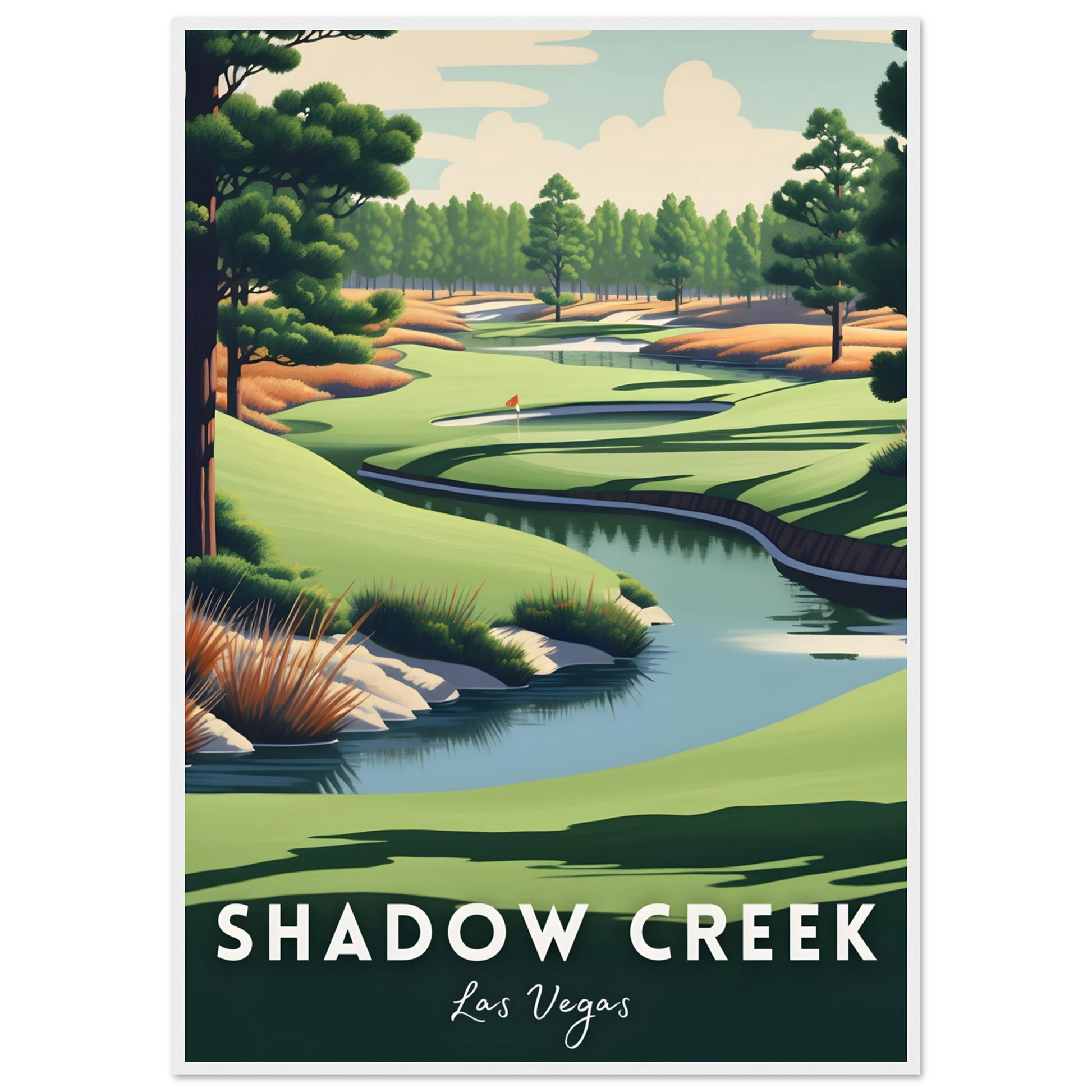 Shadow Creek Golf Poster