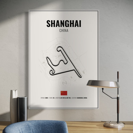 Shanghai F1 Grand Prix Poster | Shanghai F1 Grand Prix Print | Shanghai F1 Grand Prix Wall Art