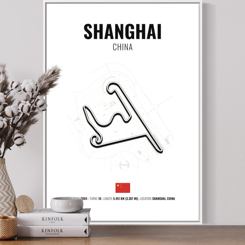 Shanghai F1 Grand Prix Poster | Shanghai F1 Grand Prix Print | Shanghai F1 Grand Prix Wall Art