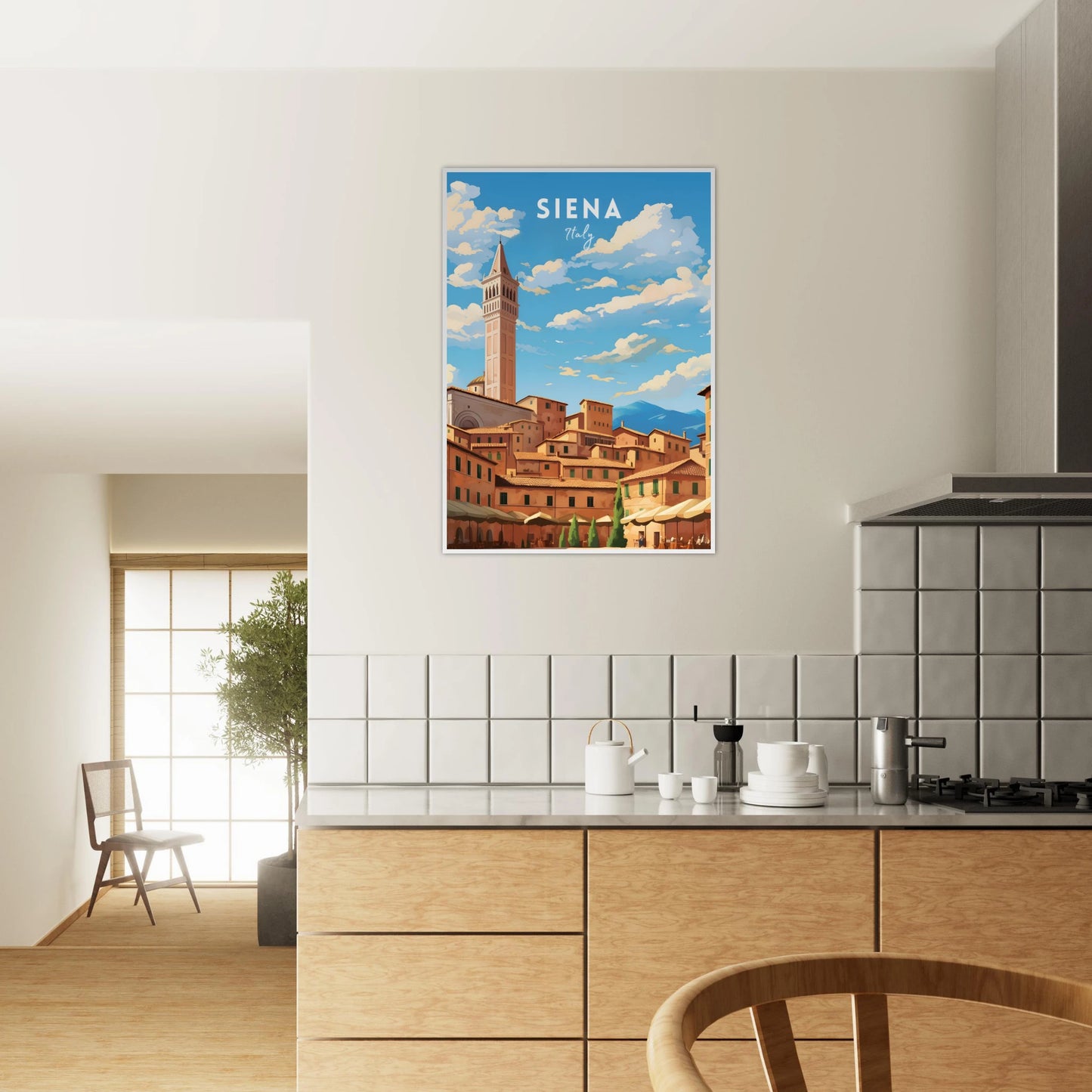 Siena Travel Poster