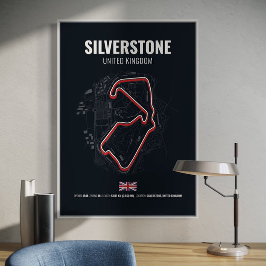 Silverstone F1 Grand Prix Poster | Silverstone F1 Grand Prix Print | Silverstone F1 Grand Prix Wall Art