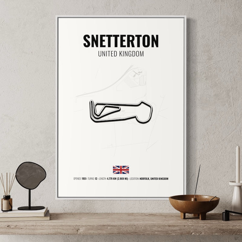 Snetterton Poster | Snetterton Print | Snetterton Wall Art