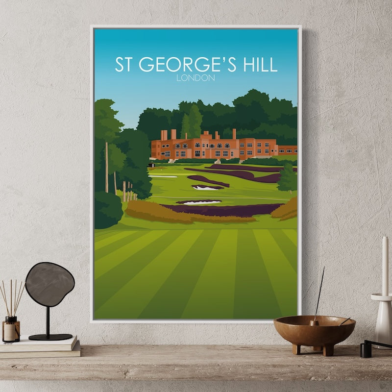 St George's Hill Golf Poster | St George's Hill Golf Print | St George's Hill Golf Wall Art