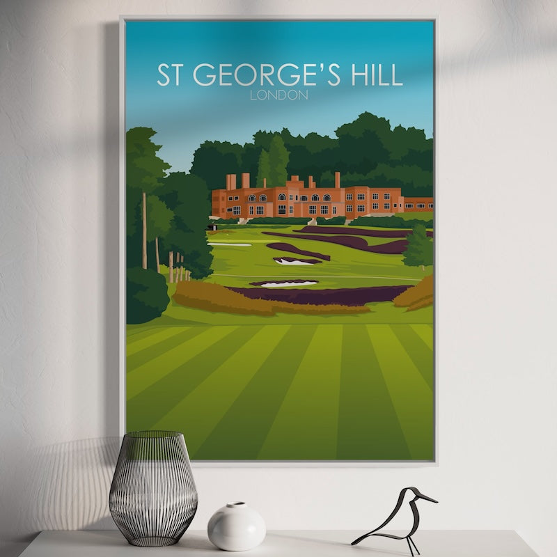 St George's Hill Golf Poster | St George's Hill Golf Print | St George's Hill Golf Wall Art