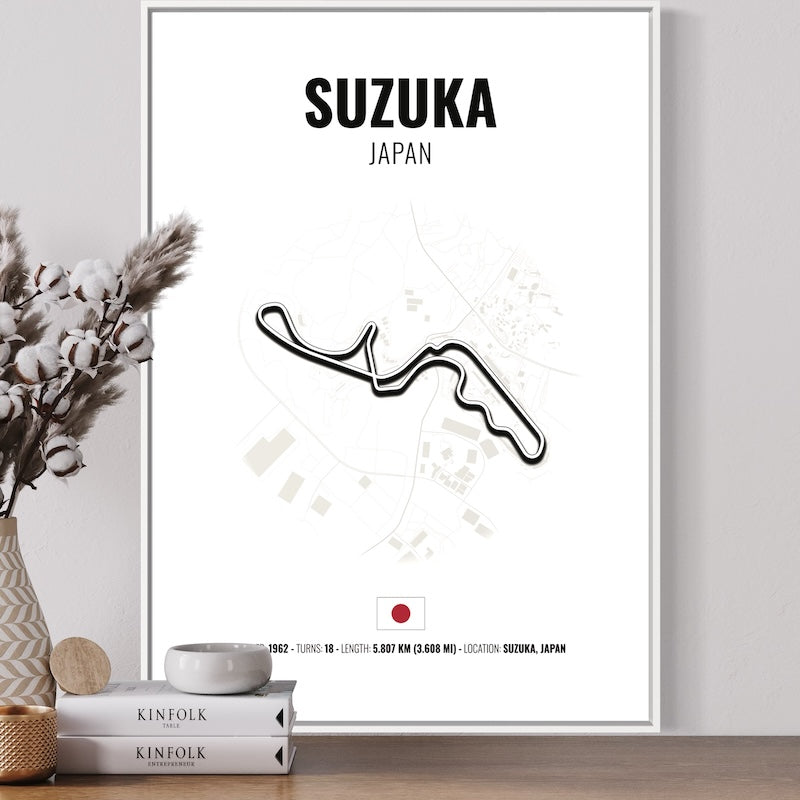 Suzuka F1 Grand Prix Poster | Suzuka F1 Grand Prix Print | Suzuka F1 Grand Prix Wall Art