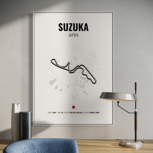 Suzuka F1 Grand Prix Poster | Suzuka F1 Grand Prix Print | Suzuka F1 Grand Prix Wall Art