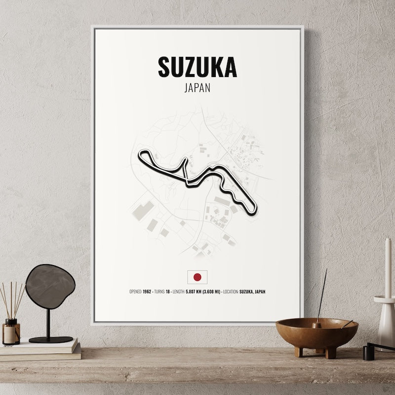 Suzuka F1 Grand Prix Poster | Suzuka F1 Grand Prix Print | Suzuka F1 Grand Prix Wall Art