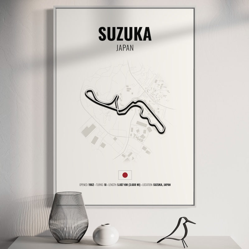 Suzuka F1 Grand Prix Poster | Suzuka F1 Grand Prix Print | Suzuka F1 Grand Prix Wall Art