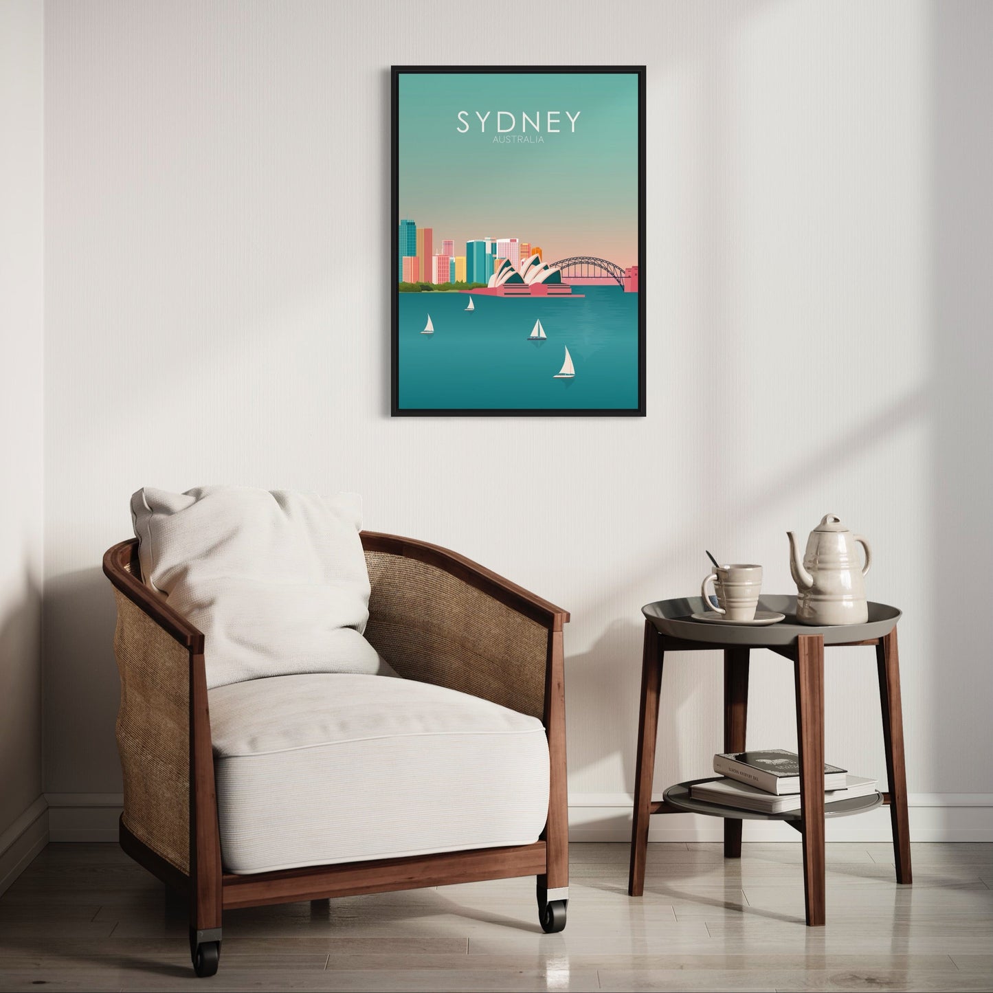 Sydney Poster | Sydney Wall Art | Sydney Pastel Print