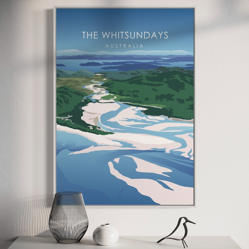The Whitsundays Poster | The Whitsundays Print | The Whitsundays Daytime Wall Art