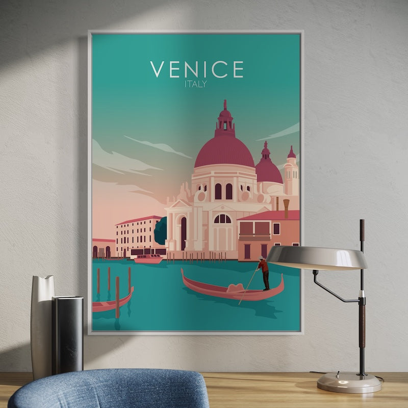 Venice Pastel Poster | Venice Pastel Print | Venice Pastel Wall Art