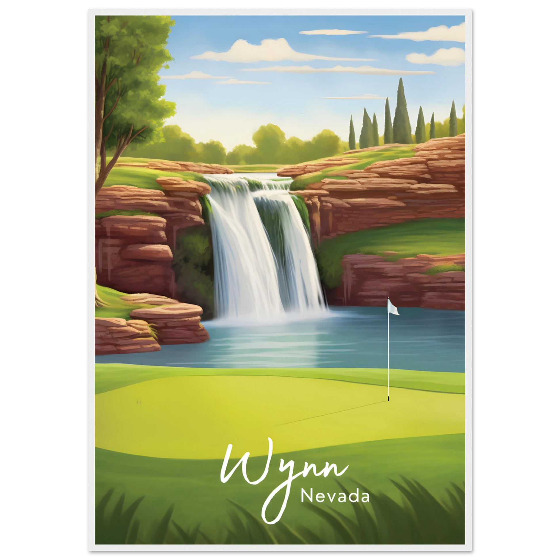 Wynn Golf Poster