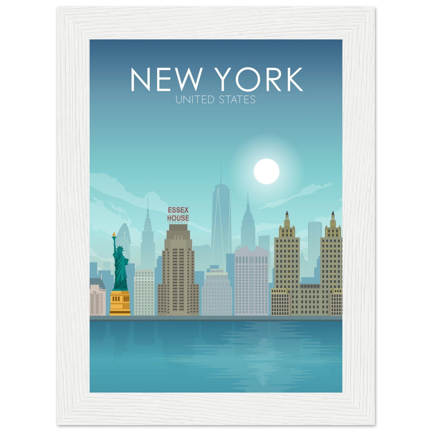 New York Poster | New York Wall Art | New York Daytime Print