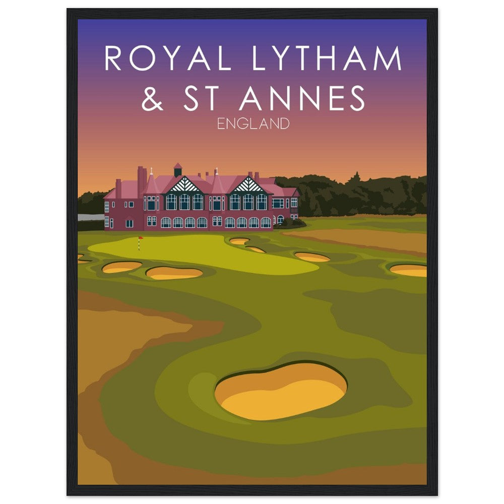 Royal Lytham & St Annes Golf Course Sunset Print