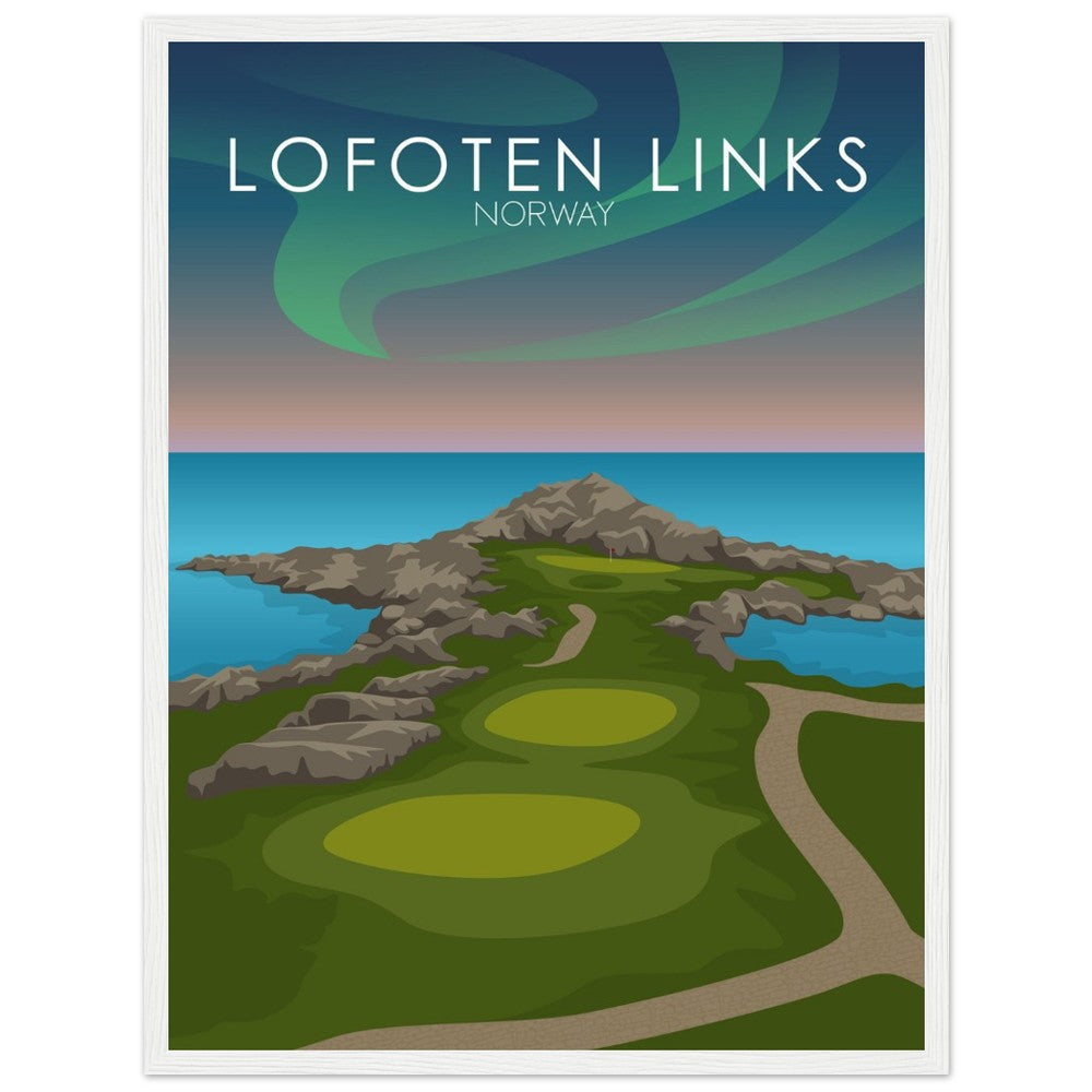 Lofoten Links Golf Course Print