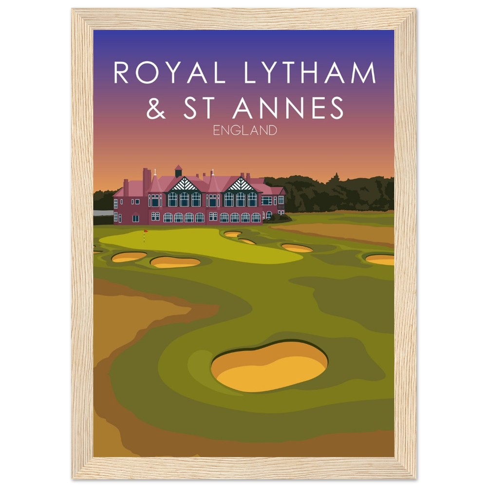 Royal Lytham & St Annes Golf Course Sunset Print