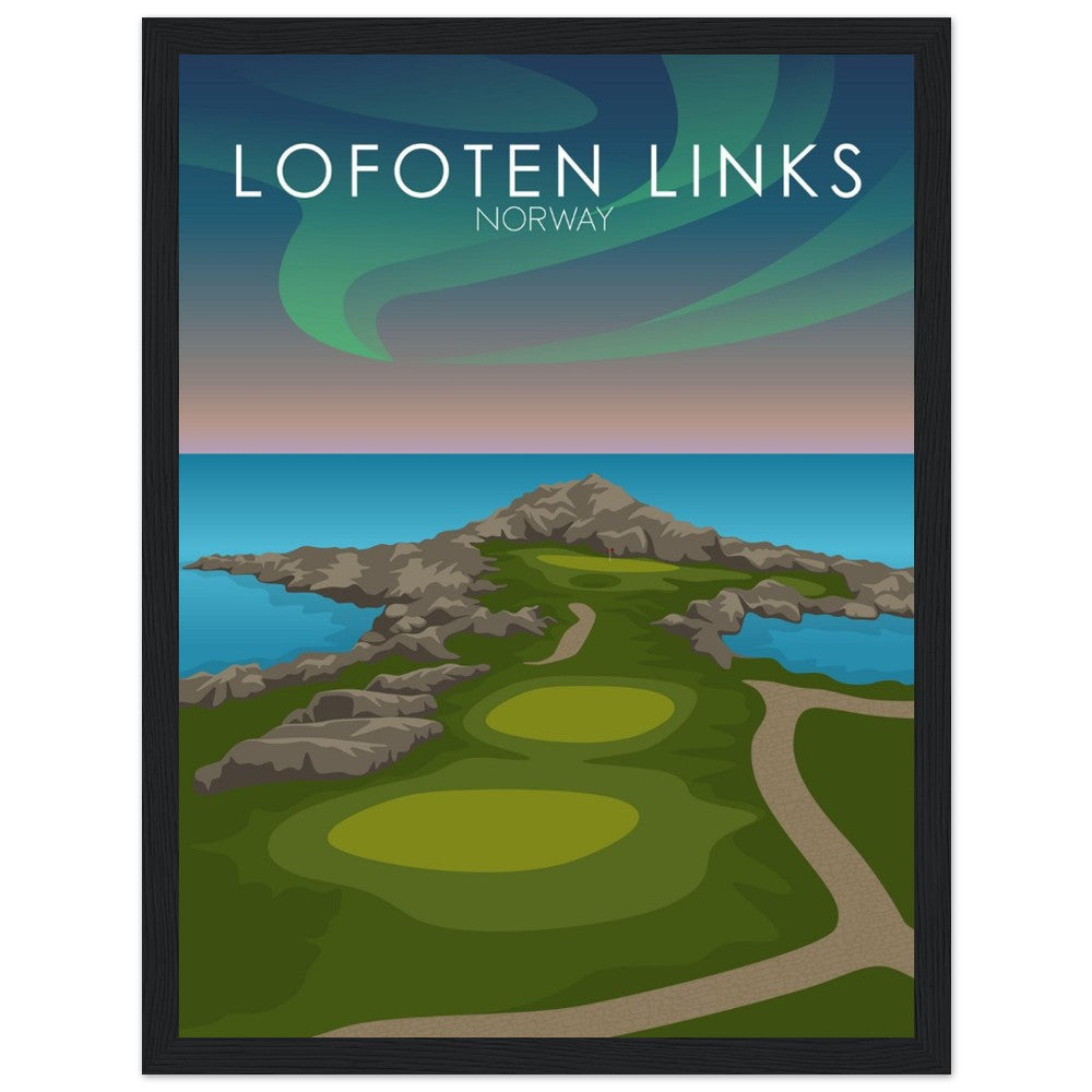 Lofoten Links Golf Course Print