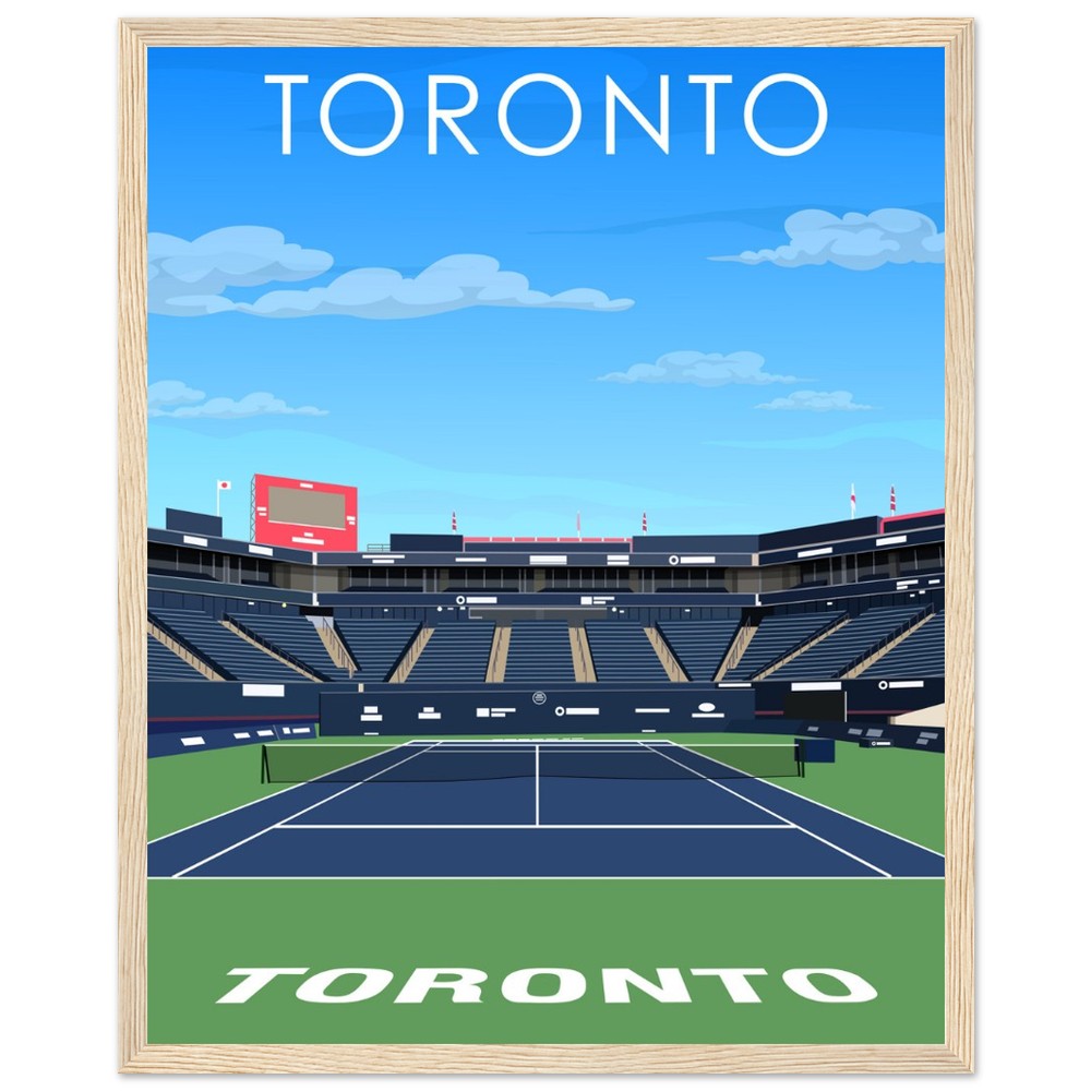 Toronto ATP/WTA Masters Tennis Stadium Poster