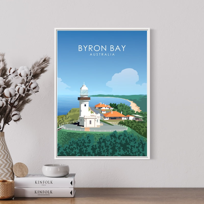 Byron Bay Poster | Byron Bay Wall Art | Byron Bay Daytime Print