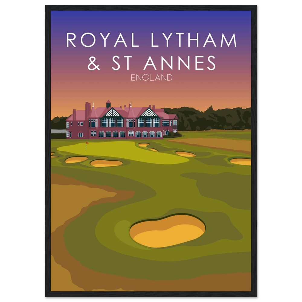 Royal Lytham & St Annes Golf Course Sunset Print