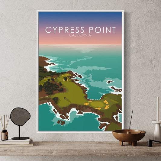 Cypress Point Golf Course Sunset Print