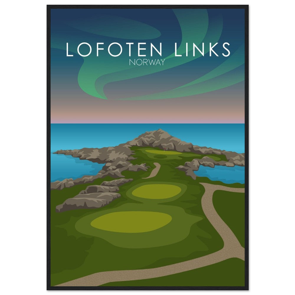 Lofoten Links Golf Course Print