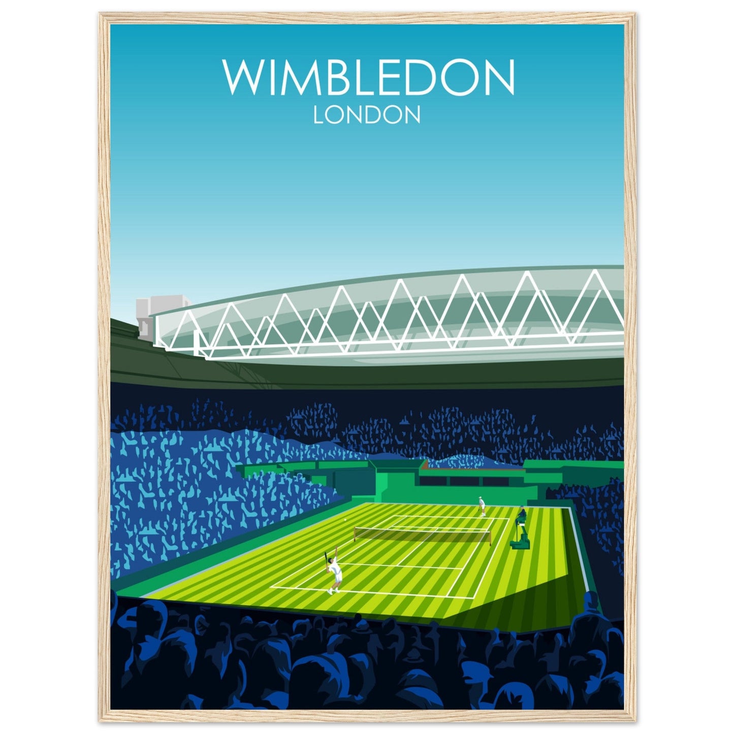 Wimbledon Poster - Wimbledon Centre Court Tennis Poster