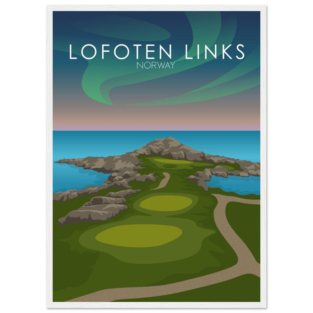 Lofoten Links Golf Course Print