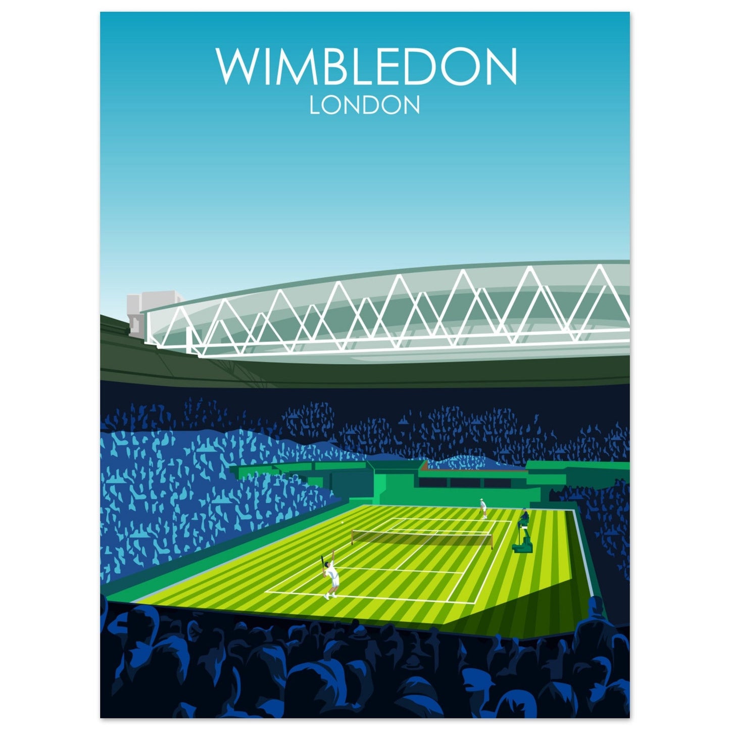 Wimbledon Poster - Wimbledon Centre Court Tennis Poster