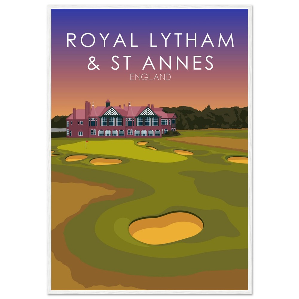 Royal Lytham & St Annes Golf Course Sunset Print