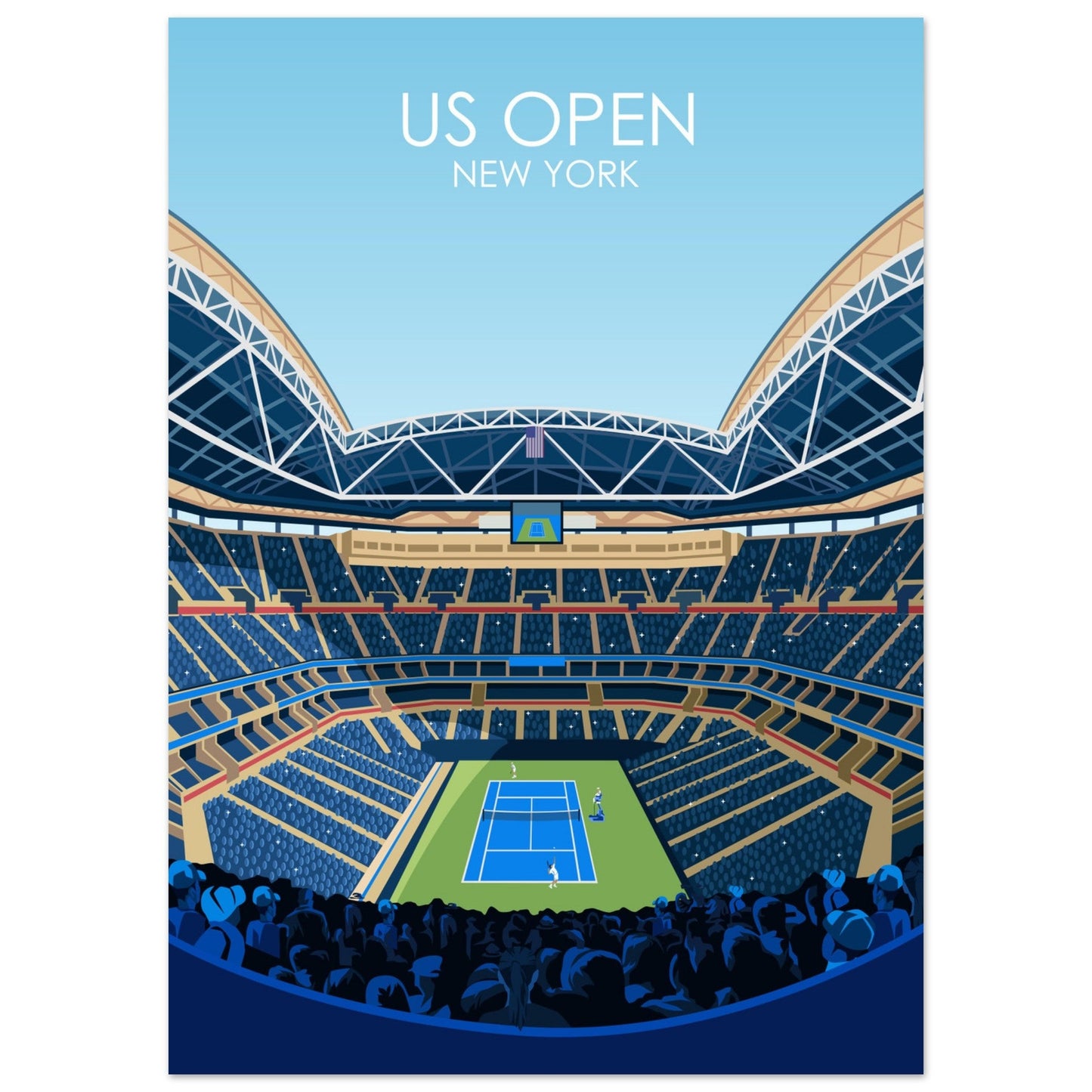 US Open  Poster - Arthur Ashe Stadium Poster
