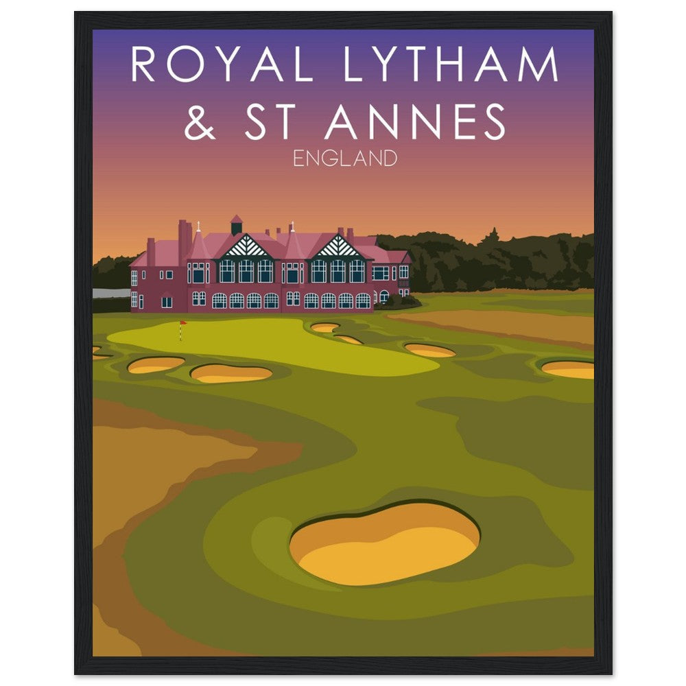 Royal Lytham & St Annes Golf Course Sunset Print