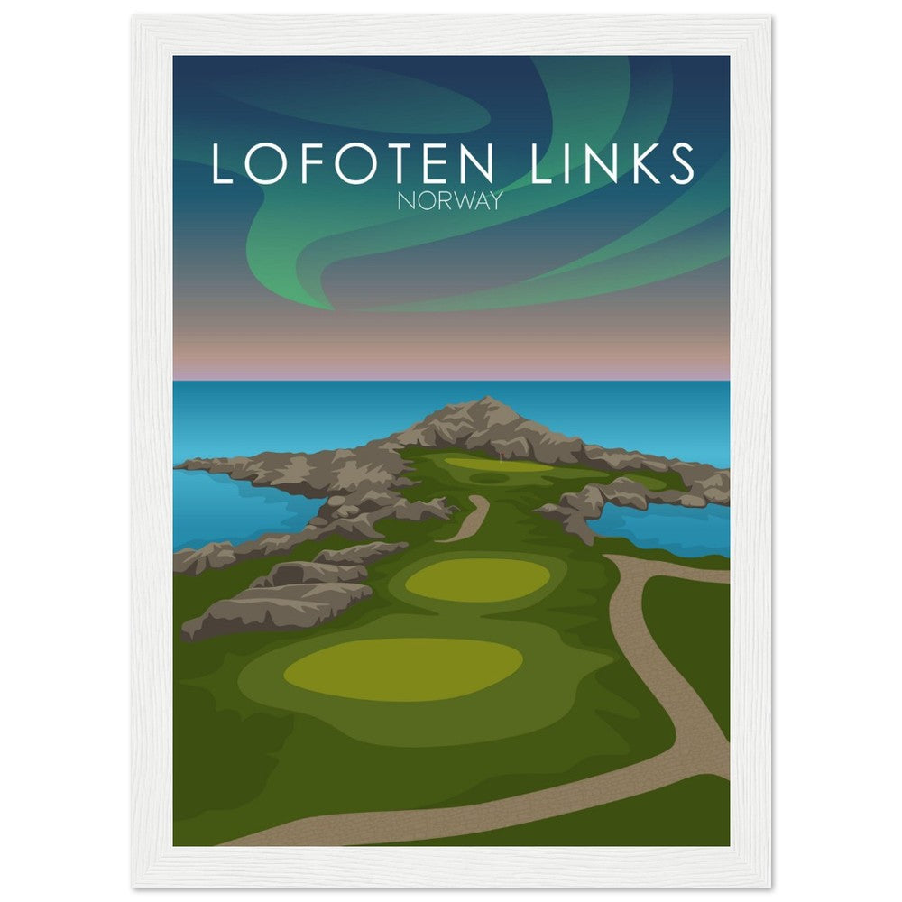 Lofoten Links Golf Course Print