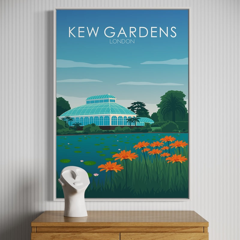 Kew Gardens Poster | Kew Gardens Prints | Kew Gardens Daytime Wall Art