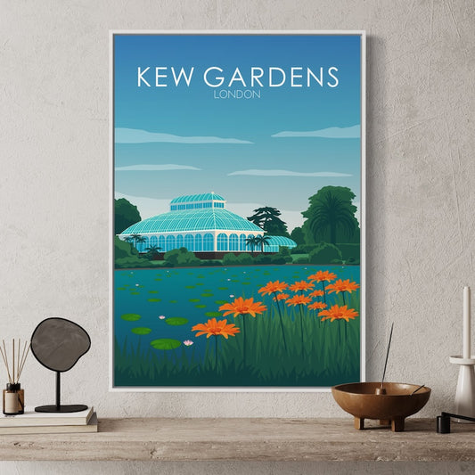 Kew Gardens Poster | Kew Gardens Prints | Kew Gardens Daytime Wall Art
