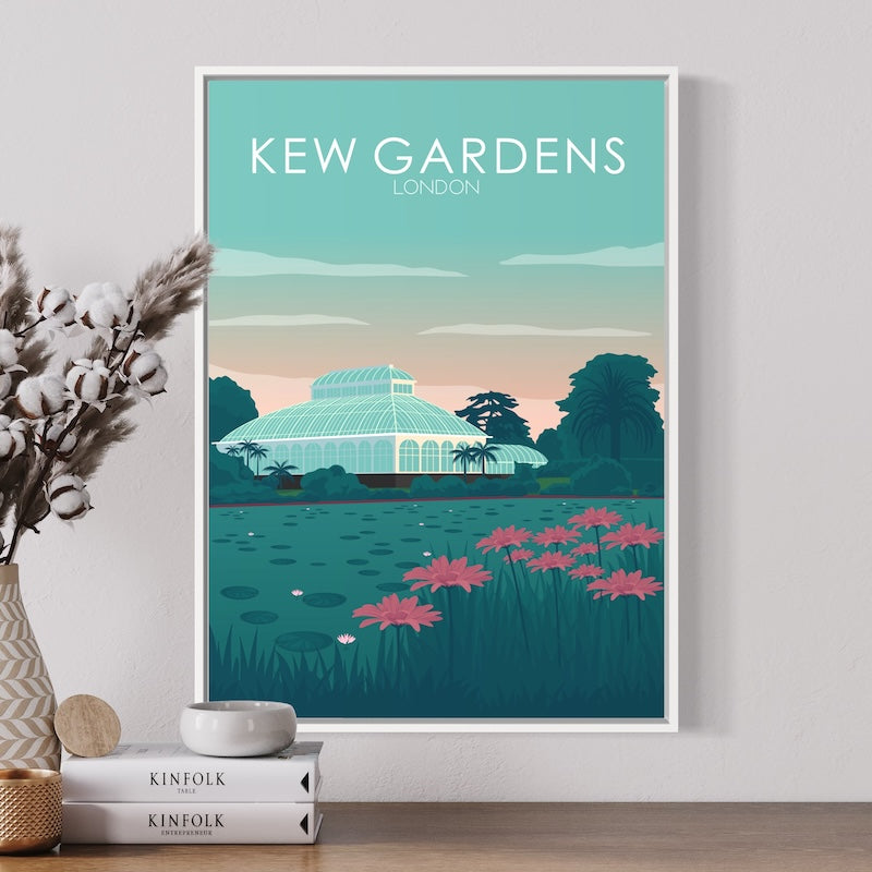 Kew Gardens Poster | Kew Gardens Prints | Kew Gardens Pastel Wall Art