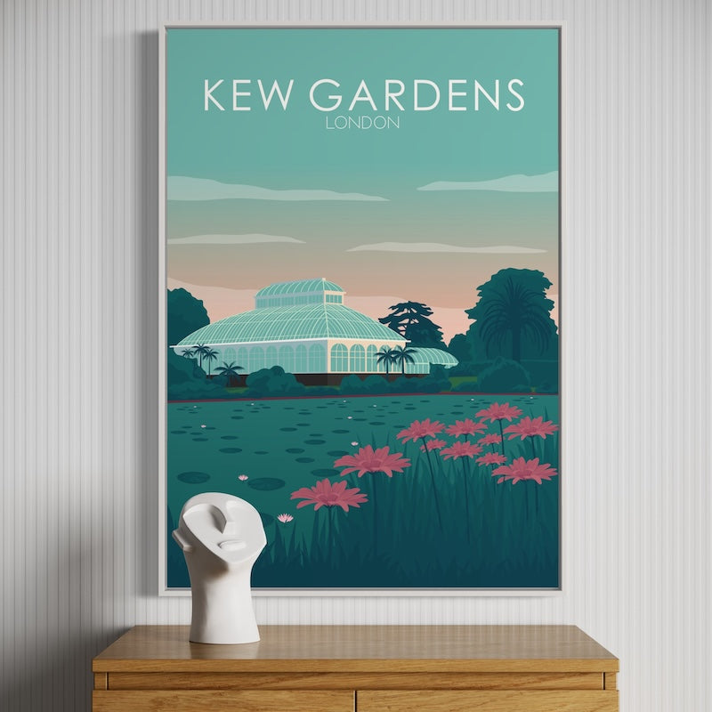 Kew Gardens Poster | Kew Gardens Prints | Kew Gardens Pastel Wall Art