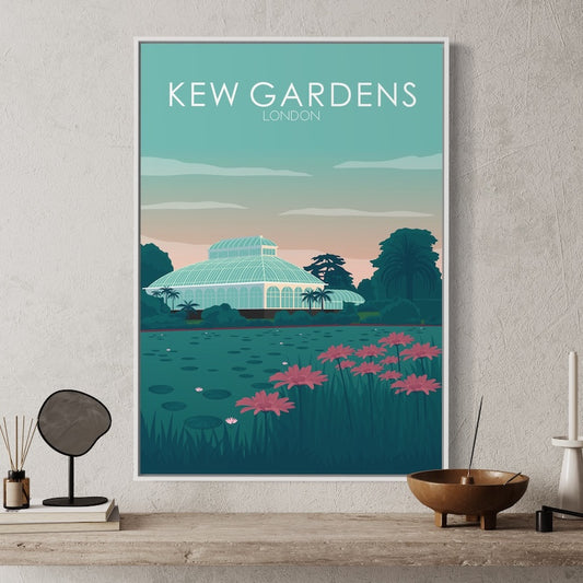 Kew Gardens Poster | Kew Gardens Prints | Kew Gardens Pastel Wall Art