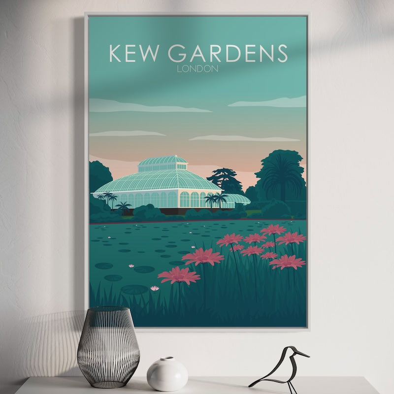 Kew Gardens Poster | Kew Gardens Prints | Kew Gardens Pastel Wall Art