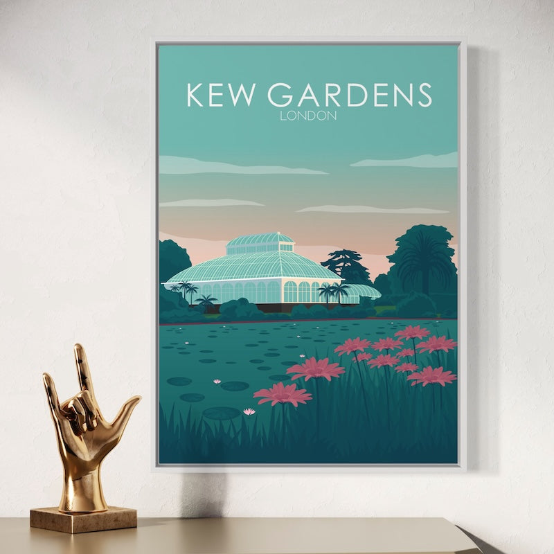 Kew Gardens Poster | Kew Gardens Prints | Kew Gardens Pastel Wall Art