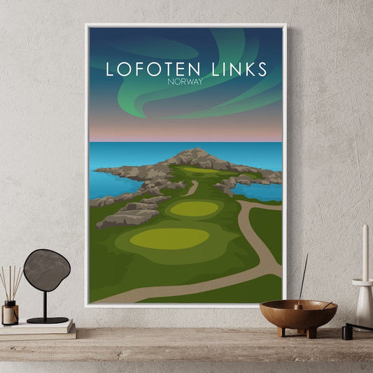 Lofoten Links Golf Course Print