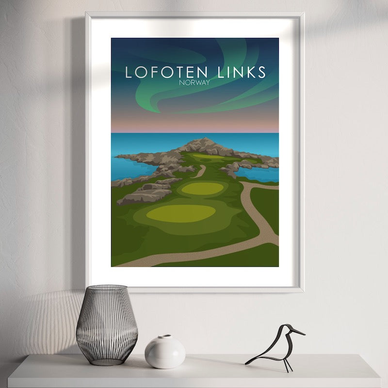 Lofoten Links Golf Course Print