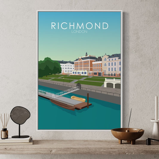 Richmond Poster | Richmond Daytime Print | Richmond Wall Art