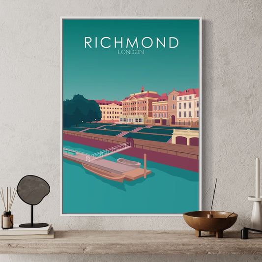 Richmond Poster | Richmond Pastel Print | Richmond Wall Art