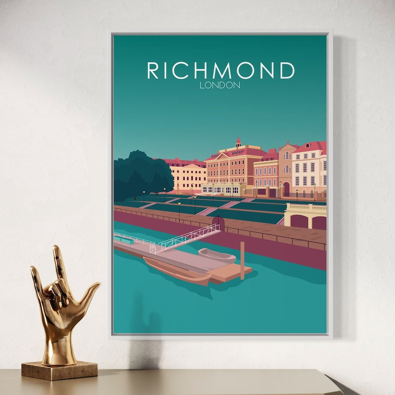 Richmond Poster | Richmond Pastel Print | Richmond Wall Art