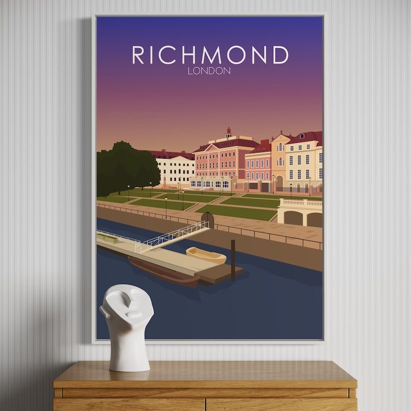 Richmond Poster | Richmond Sunset Print | Richmond Wall Art
