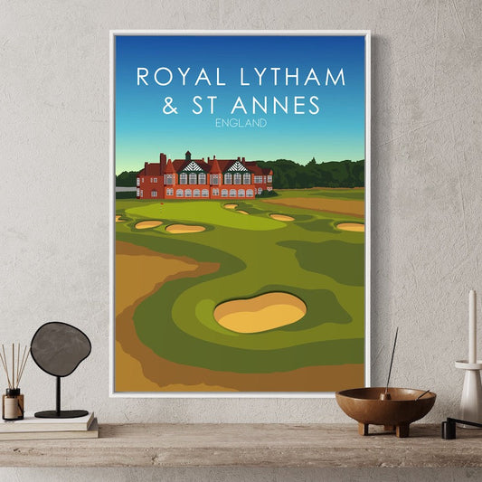 Royal Lytham & St Annes Golf Course Poster