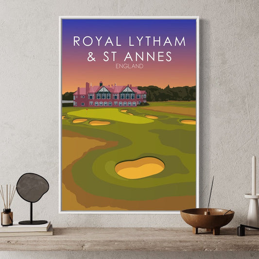 Royal Lytham & St Annes Golf Course Sunset Print